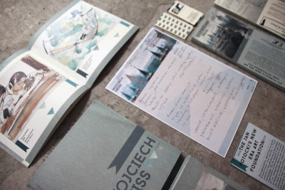 KATALOG I MATERIAŁY PROMOCYJNE WYSTAWY "MALARSKIE ETIUDY" WOJCIECHA WEISSA